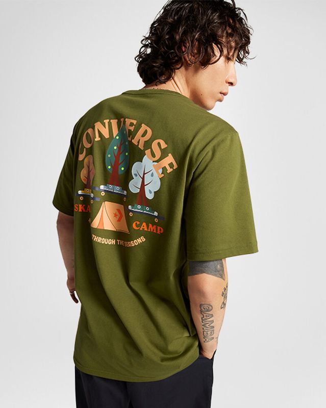 Tops & Shirts | Men Converse All Star Tree T-Shirt