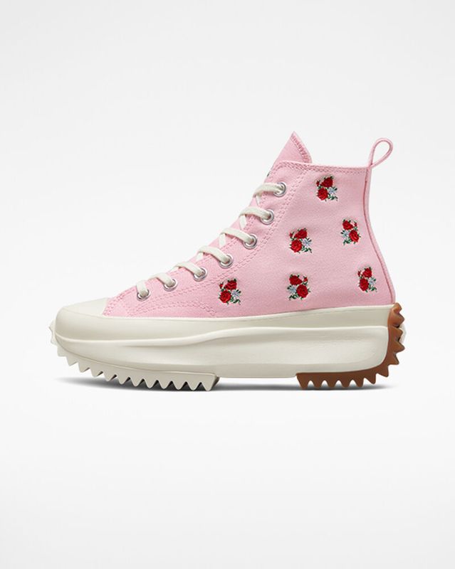 Run Star | Women Converse Run Star Hike Platform Embroidered Floral